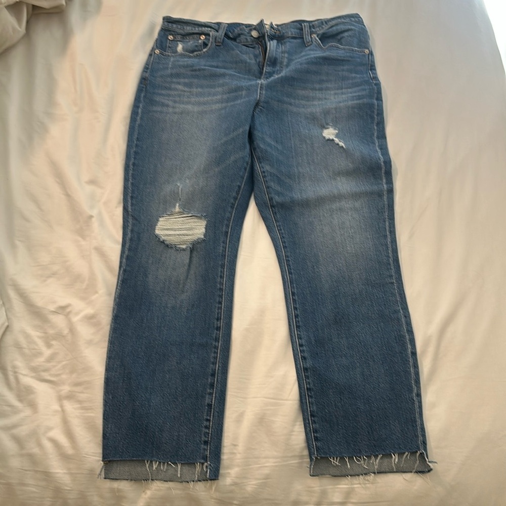 Madewell High Rise Slim Boyjean